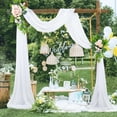 thumbnail image 3 of Wedding Arch Chiffon Fabric Drapery Wedding Drapery Arch Decoration Wedding Decor, 3 of 8