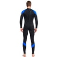 thumbnail image 6 of BLEEUS Men Wetsuits Breathable Sunscreen Diving Suit Outdoor Accessories (Blue L) Sporting Supplies (Blue L), 6 of 10