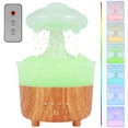 thumbnail image 2 of 7 Light Colours Rain Cloud Humidifier Waterfall Lamp Relaxing Mushroom Diffuser Humidifier 230ml Cloud Humidifier Rain Drop with Remote Control for Home Office, 2 of 6