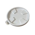 thumbnail image 1 of Pot de Fleurs Rond avec Plateau Amovible et Support de Plante à Roulettes, 1 of 4