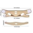 thumbnail image 4 of YiJuHui 1pcs V Line Lifting Mask, Adjustable Chin Strap for Sleeping, Jaw Exerciser Face Lift Prevent Sagging, Chin and Cheek Lifting Bandage for V Face Lift, 4 of 10