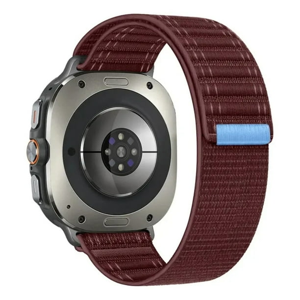 Correa de Nylon Premium, Sólido, Silicona, Talla Única, Resistente al Agua, Deportivo, Compatible con Samsung Galaxy Watch Ultra 47mm