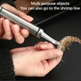 thumbnail image 2 of Multifunctional Longan Core Remover, Large Shrimp Back Cutter, Stainless Steel, Brain Digging Tool, Shrimp Stripping Device, 2 of 9