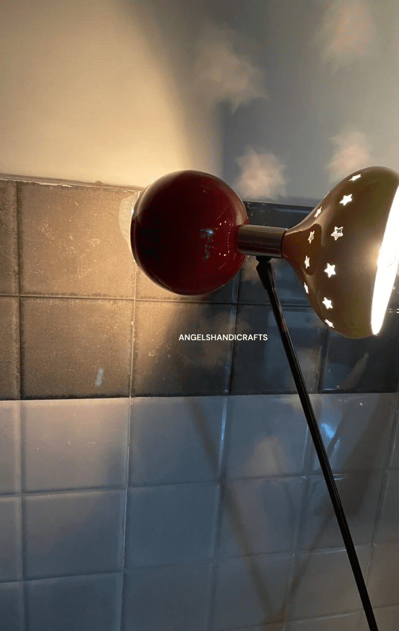 UK Lights Mid Century Style Multicolour Lacquered Tripod Stilnovo Indoor Fixture Floor Lamp for Living Room