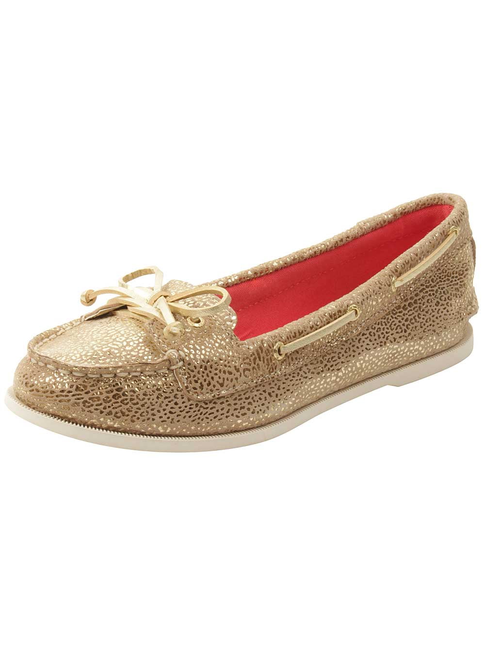 sperry leopard flats