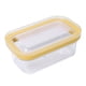 thumbnail image 1 of Naiovety Caja de almacenamiento para rebanadora de mantequilla, resistente a altas temperaturas, contenedor rebanador de conservación duradero Cocina y Comedor amarillo, 1 of 6