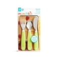 thumbnail image 2 of Munchkin Splash Green Toddler Utensils, 2 of 3