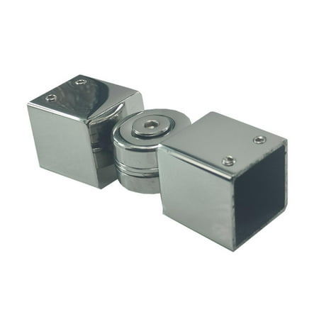 Glass Cube Connector Hardware Accessories 2 Way Glass Support Bar for 1.1 inch Thick Glass Boats Easy to Mount Fine Surface Processing