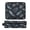 Deep Gray Feathers and Pinecones, variant on Hair Tool Organizer Bag with Heat Resistant Mat Removable Travel Storage Case for Hot Air Brushes Curling Irons Blue-green Flowers