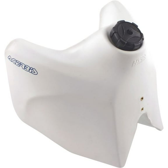 Acerbis 20624-80002 Fuel Tank 5.8 Gal White W/Black Cap