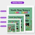 thumbnail image 5 of Kinda Busy Being Kindergarten Teacher and Yorkshire Terrier Mom Vinyl Sticker Yorkie Dog Lover Gifts Waterproof Decal Art Decor - 02005, 5 of 5