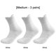 thumbnail image 2 of 3 pares de calcetines deportivos para correr transpirables para hombres calcetines de entrenamiento atléticos antideslizantes, 2 of 3