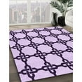 thumbnail image 2 of Ahgly Company Indoor Rectangle Patterned Rebecca Purple Area Rugs, 5' x 7', 2 of 6