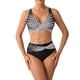 thumbnail image 2 of Traje de baño de dos piezas con estampado de moda y cintura alta para mujer, tankini, traje de baño de dos piezas para mujer, tankinis para mujer, traje de baño de 2 piezas para mujer, trajes de baño, 2 of 7
