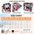 thumbnail image 2 of Hawaiian Button Down Shirts for Women Casual Short Sleeve Floral Tops Aloha Beach Blouses, 2 of 8