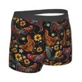 thumbnail image 4 of Uemuo Sunflower Rooster Pattern Men's Boxer Briefs,Trunk Anti-Chafing,Comfortable, Durable, and Stylish Underwear-Large, 4 of 9