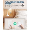 thumbnail image 2 of Interruptor de pared inalámbrico DEWENWILS con toma de control remoto, 2 of 7