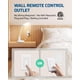 thumbnail image 2 of Interruptor de pared remoto inalámbrico y toma de corriente DEWENWILS RF de 100 pies, 2 of 7