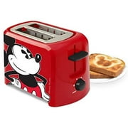 Disney DCM-21 Mickey Mouse 2 Slice Toaster, Red/Black