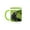 Green/White, variant on 3drose, Africa, Uganda, Kibale National Park. Young Adult Male Chimpanzee., 11oz Mug