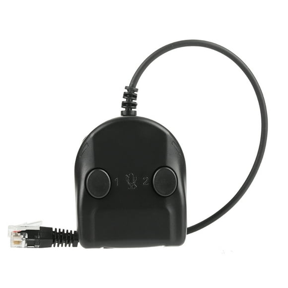 Compact Stylish Design Telephone Training Splitter, Headset Training Adapter, One In Two Out For Telephone Marketing Trainings Call Center