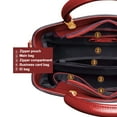 thumbnail image 4 of Nuevo bolso de mano de gran capacidad para dama con bolso de madre y bolso de un solo hombro de piel sintética de gran capacidad, 4 of 5