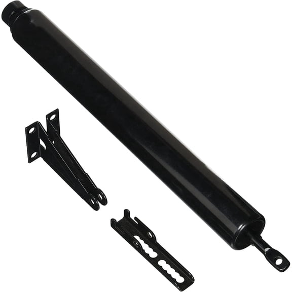 Ultra Hardware Storm Door Closer, Heavy Duty with Adjusting Closing Speed and Extra Shock Absorbing Spring, Black