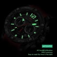 thumbnail image 4 of Men Watches Unique Casual Wrist Watches (Chronograph/Waterproof/Luminous/Calendar/24 Hours) Silicon Band Fashion Watches for Men, 4 of 6