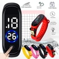 thumbnail image 2 of Disney-pulsera luminosa de princesa Frozen Aisha, reloj de Spider-Man táctil para estudiantes, reloj deportivo LED para niños, regalos de cumpleaños, 2 of 4
