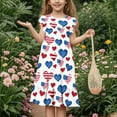 thumbnail image 5 of Pounoo New Girls Dresses 10-12 Girl'S Summer Dresses Ruffle Sleeve Tiered Swing Midi Casual Sundress With Pockets 6-15T Dresses For Kids Girls, 5 of 7