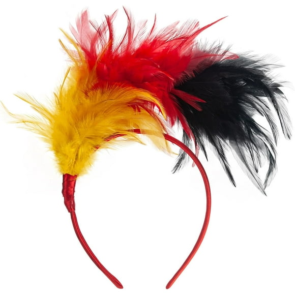 czcpp-Feather Fascinator Headband for Women Kentucky Derby Headpiece Fascinator Hats Feathers for Cocktail Wedding Tea Party