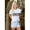 thumbnail image 3 of Autism Seeing the World Differently Plus Size Crewneck Graphic Tee Shirt Brisco Brands 3X, 3 of 5