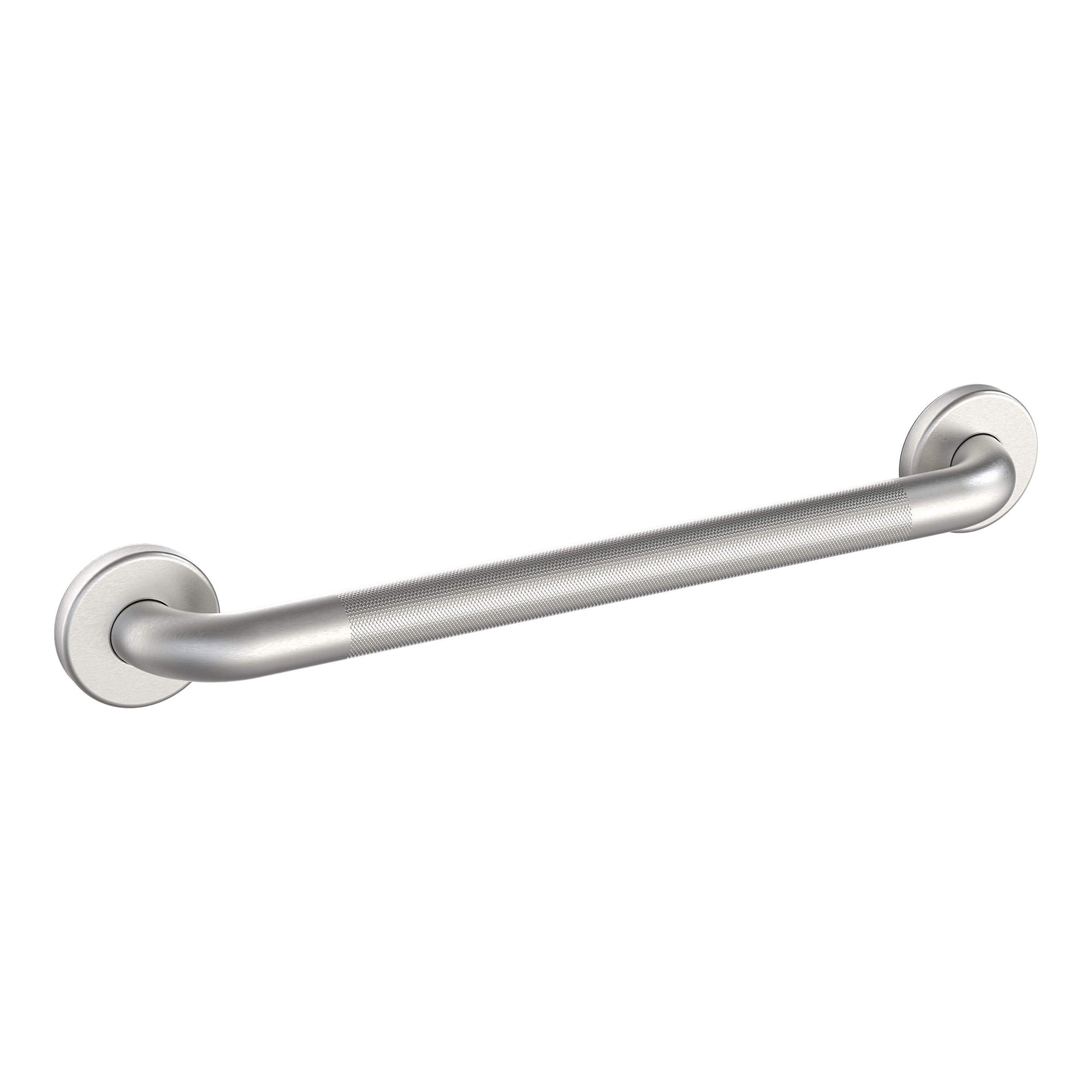 WingIts WGB5SSKN42 STANDARD Grab Bar, Diamond Knurled Grip, Concealed Mount, Satin Knurled Stainless Steel, 42-Inch Length by 1.25-Inch Diameter CA1