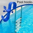 thumbnail image 6 of 2 Pack Pool Skimmer Net Holder with 4 Hooks - Adjustable Pole Hanger for Leaf Rakes, Brushes & Vacuum Hoses, Above Ground Pool Accessories Equipment, 6 of 6