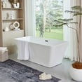 thumbnail image 5 of Vanity Art 67'' x 30'' Freestanding Soaking Bathtub, 5 of 9