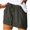 Dark Gray, variant on RYRJJ Womens Plus Size Shorts Comfy Summer Drawstring High Waist Cotton Linen Beach Lounge Shorts for Women Trendy(Dark Blue,S)