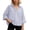 Sky Blue, variant on Blouses for Women Dressy Casual Slim Linen Long Sleeve Shirt Striped Casual Blouse Outfits