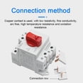 thumbnail image 3 of Yeacher 4P PV Direct Current Rotary Knob Solar Isolator Switch Disconnector Switches with 90 Dreege Rotating Handle, 3 of 8