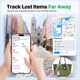 thumbnail image 4 of STARBIAO 2 Pack Bluetooth Tracker for Apple Find My, iOS Only, Key Wallet Luggage Locator, IP67 Waterproof, Left-Behind Alert, Lost Mode, Replaceable Battery, 4 of 9