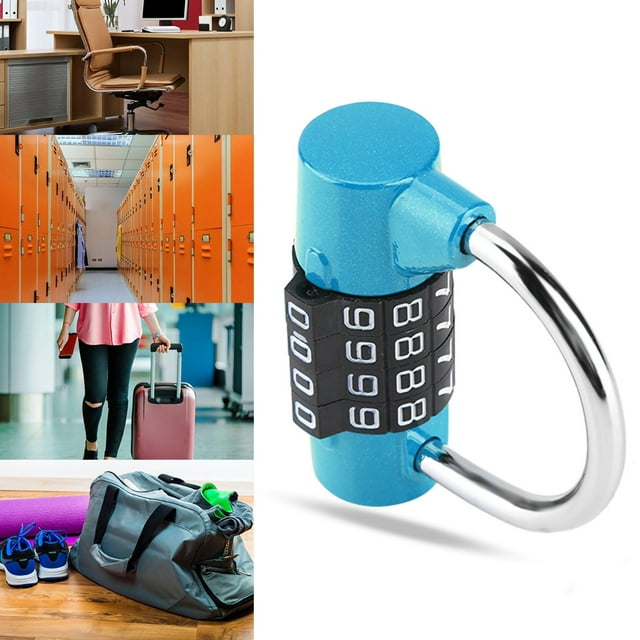 Zinc Alloy Password Lock, Combination Lock, Wear- Portable For School For Gym