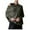 Army Green-B, variant on Osmanthus Needle Knitted Cardigan Sweaters for Women Autumn Winter Korean Round Neck Solid Color Loose Jacket 2025 for Women Black-C,One Size