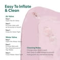 thumbnail image 6 of The Peanutshell Pink Garden Tummy Time Water Play Mat for Baby Girls, 0-6 Months, 6 of 8