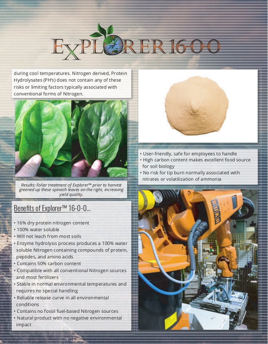 Ferticell Explorer 16-0-0 Organic Nitrogen Fertilizer 44 Pound Bag