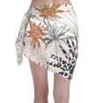 thumbnail image 2 of Disketp Tropical Leaves Women Swimsuit Cover Up Short Chiffon Summer Beach Sarong Bikini Wrap Skirt Bathing Suit, 2 of 7