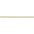 thumbnail image 3 of Auriga 10K Yellow Gold 1.5 mm Diamond-Cut Lightweight Rope Chain Necklace for Women 18", 3 of 6