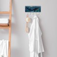 thumbnail image 7 of PhooArto Key Holder for Wall Decorative with 5 Key Hooks, Whale on Wood Board Deeper Ocean Holders Wall Mount Organizer with Mail Key Rack, Self Adhesive, 7 of 7