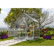 Little Cottage Octagon 8 X 8 White Wooden Greenhouse W