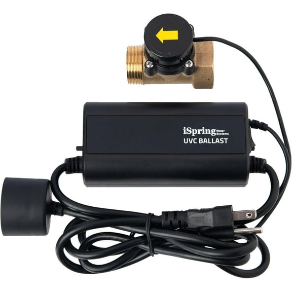 iSpring UVT55FS UVS55FS Ballast with Flow Sensor, Black