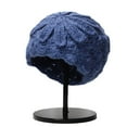 thumbnail image 6 of Vintage Artistic Lace Flower Hollow Out Turban Hat for Women Sweet Fashion Knitted Wool Hat Melon Skin Hat, 6 of 9