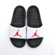 thumbnail image 4 of Size 10 Men's Jo r-dan Break Slide Sandals AR6374-016 Black/University Red/White, 4 of 6